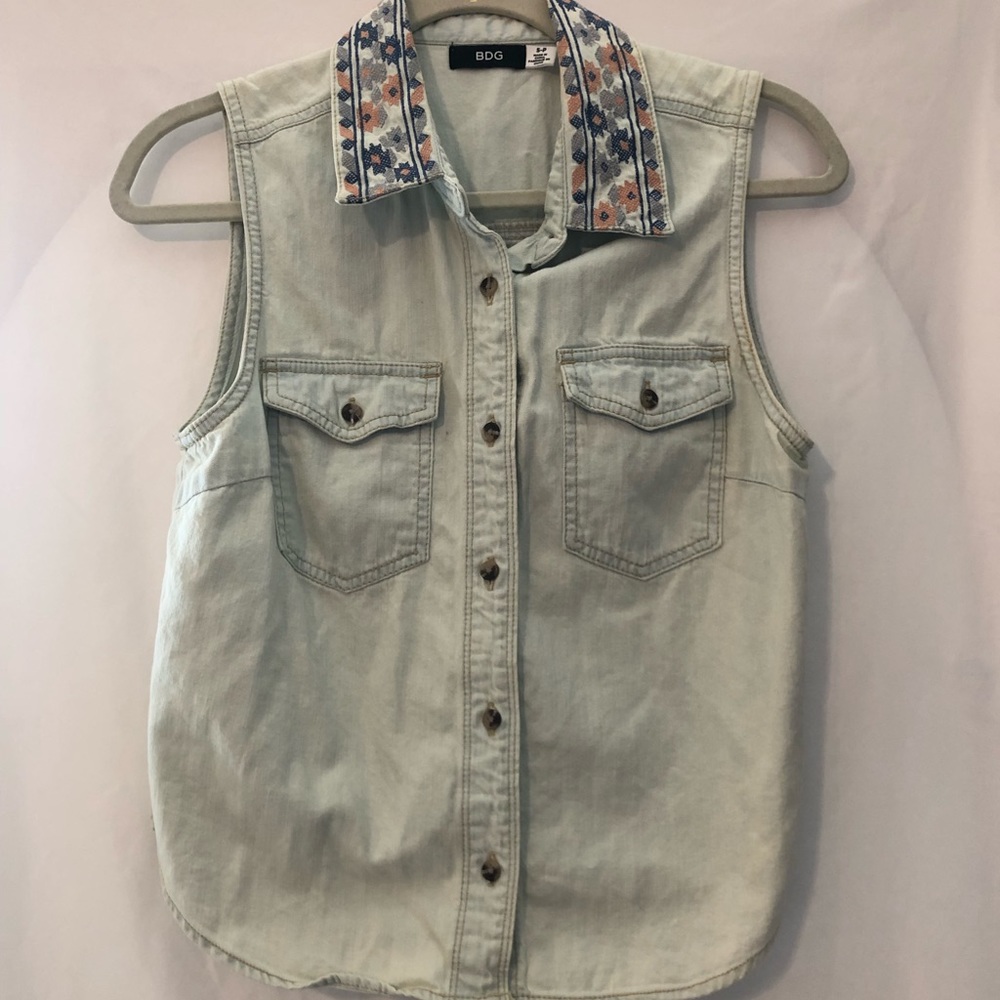 BDG- Light Denim Vest